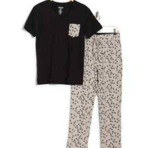 NWT Men's Large Grey Jared Lang Birds Pajama Gift Box Set of 2